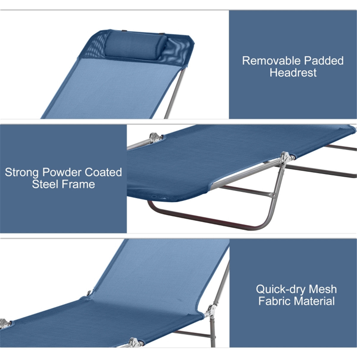 Ultimate Folding Lounge Chair - Perfect for Beach & Poolside Relaxation!