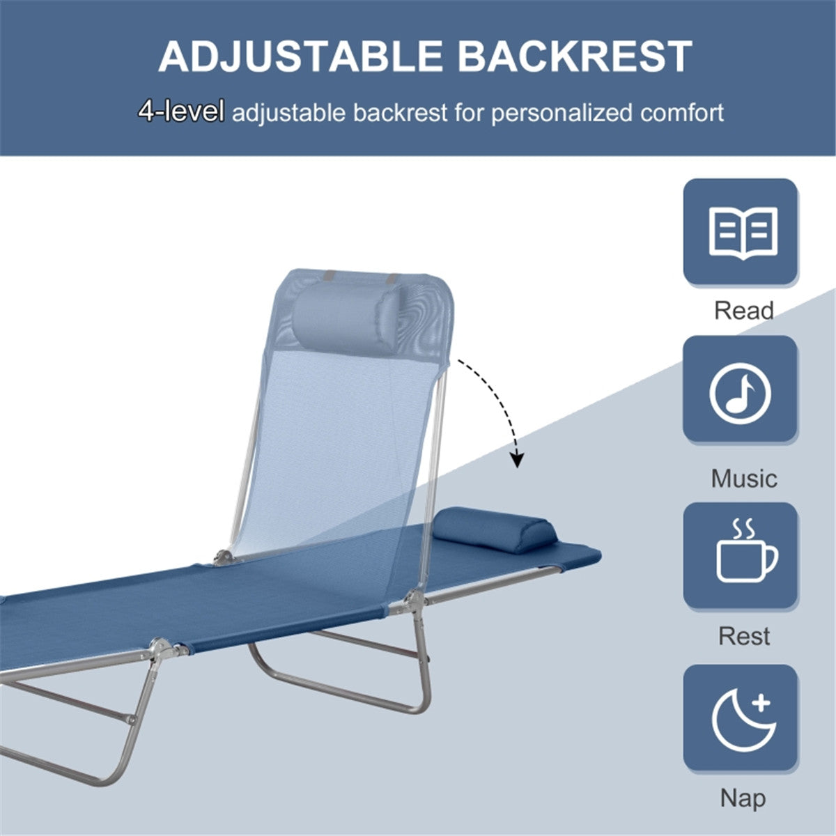 Ultimate Folding Lounge Chair - Perfect for Beach & Poolside Relaxation!