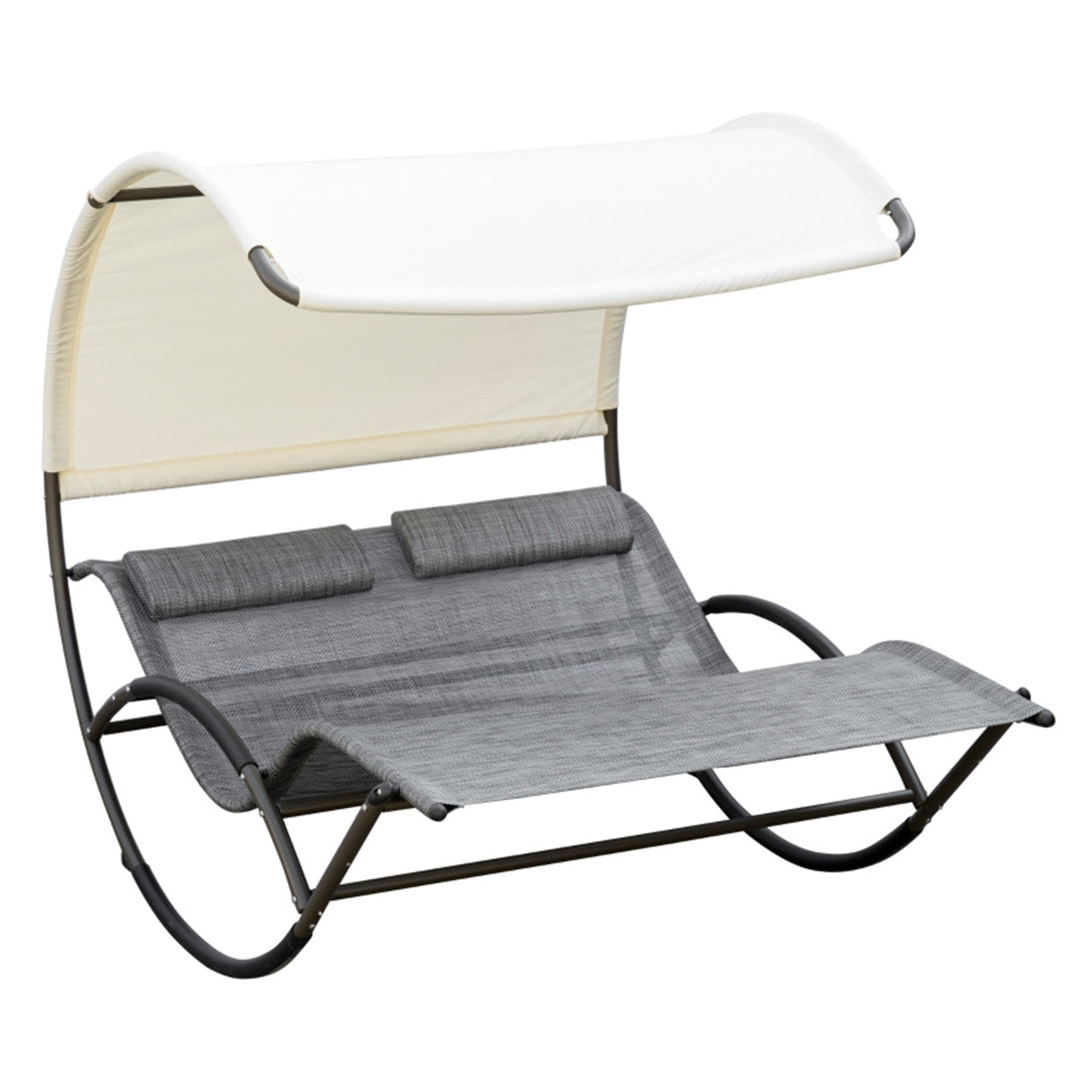 Sunshade Outdoor Rocking Bed Chair - Ultimate Comfort for Your Garden Oasis