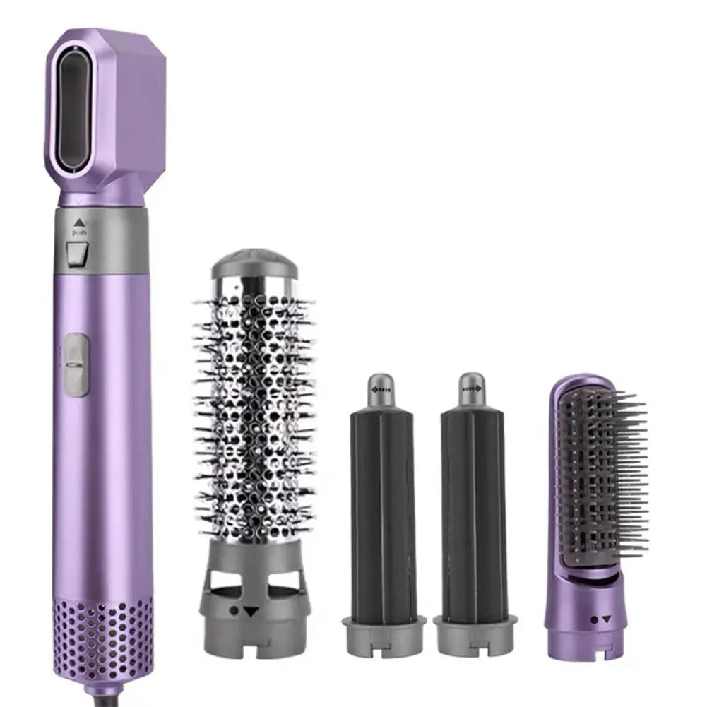 5 in 1 Hair Dryer Hot Comb Set Professional Curling Iron Hair Straightener Styling Tool For Dyson Airwrap Hair Dryer Household