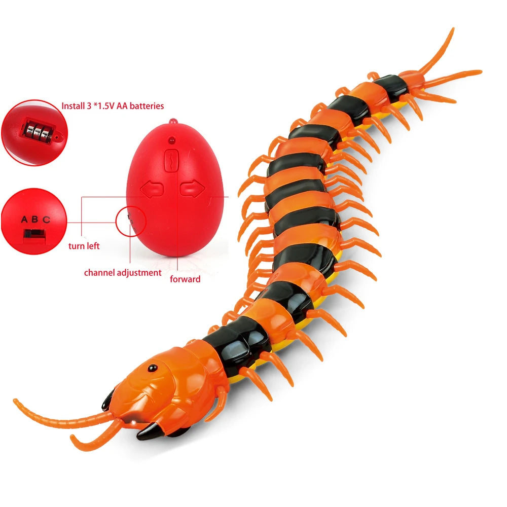 RC Dog Cat Pet Toy Animal Remote Control Beetle Electric Cockroach Spider Caterpillar Fake Snake Dinosaur Tricky Cobra Centipede