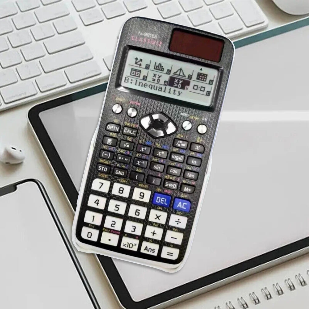 New 991EX Scientific Calculator Original Digital Large Display 696 Functions For Middle High College Solar Scientific Calculator