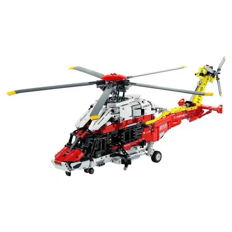 NEW IN STOCK Technical Airbus H175 Rescue Helicopter 42145 Model Building Block Bricks Toy For Kids Gift Motorised Functions