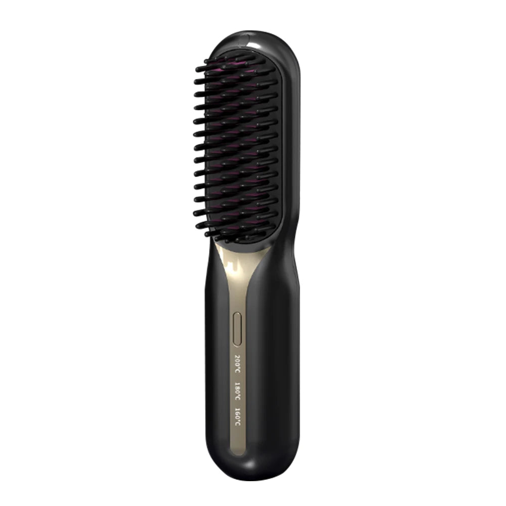 Wireless Hair Straightener Professional Quick Heated Electric Comb Personal Care Multifunctional Hairstyle Brush Salon Hair