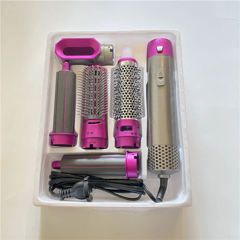 5 in 1 Hair Dryer Hot Comb Set Professional Curling Iron Hair Straightener Styling Tool For Dyson Airwrap Hair Dryer Household