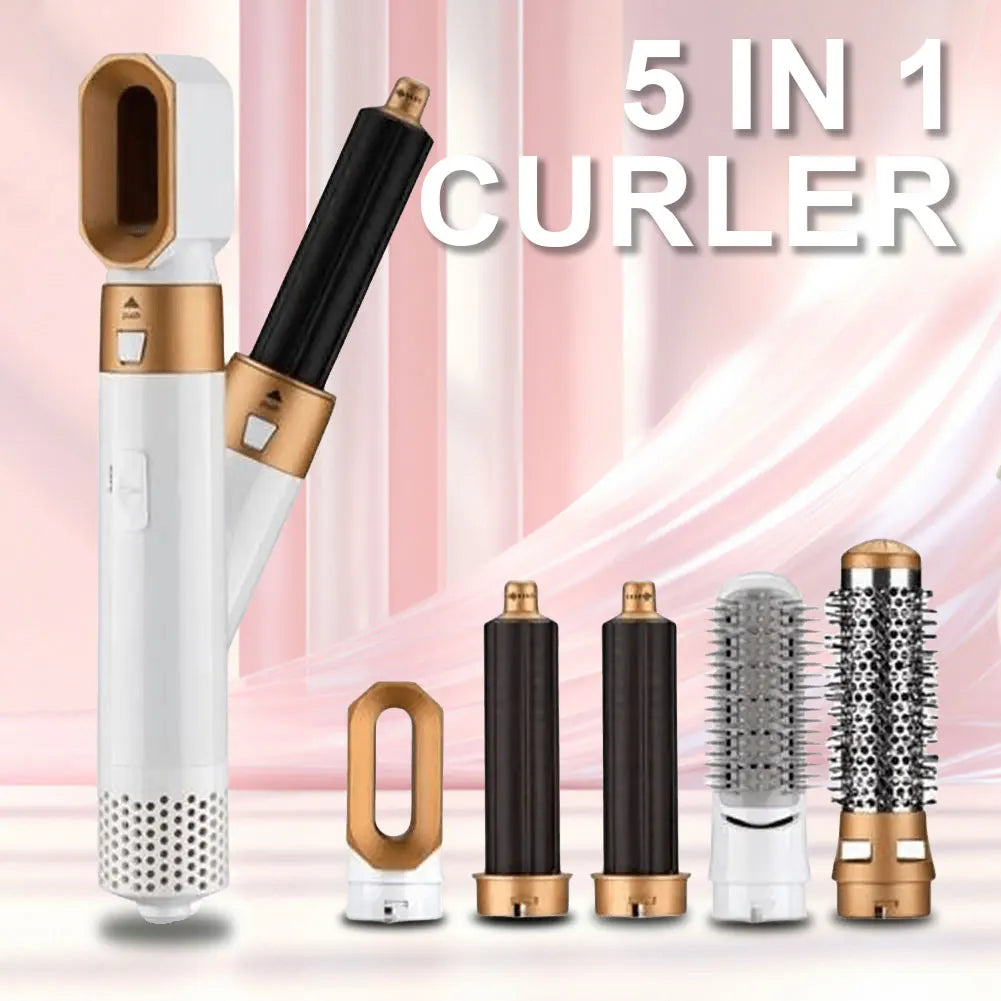 5 in 1 Hair Dryer Hot Comb Set Professional Curling Iron Hair Straightener Styling Tool For Dyson Airwrap Hair Dryer Household