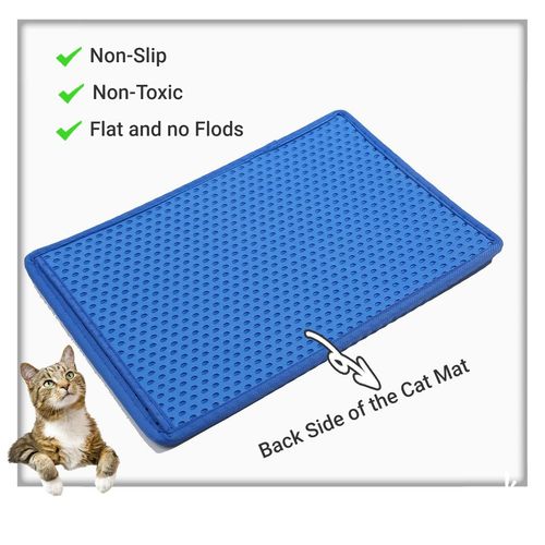 MiLi Cat Litter Mat: Waterproof & Easy-Clean Double Layer, 21