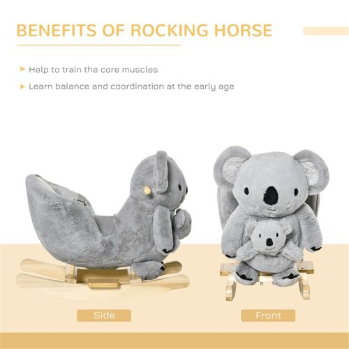 Koala Rocking Horse - Soft, Fun & Interactive Ride-On Toy for Little Adventurers