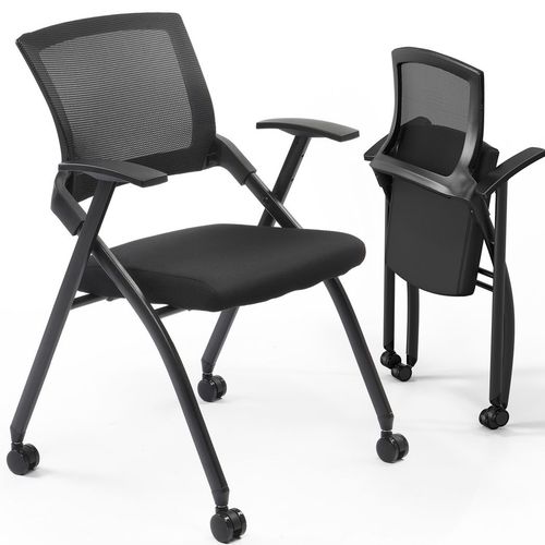 Premium Stackable Conference Chairs with Wheels - Ergonomic Comfort & Style