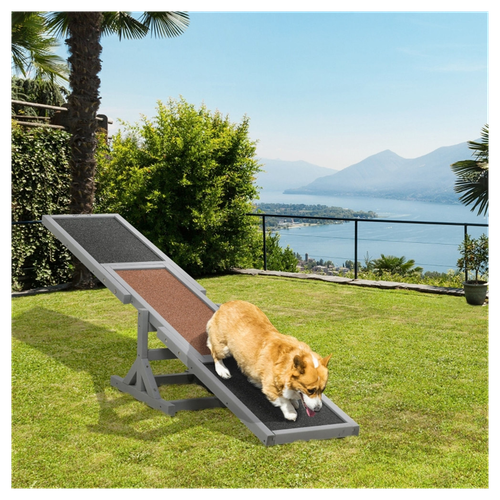 Ultimate Wooden Dog Agility Seesaw - Fun & Durable Exercise Solution!