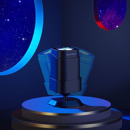 Galactic Cube: 360° LED Star Projector with Remote & Color Modes