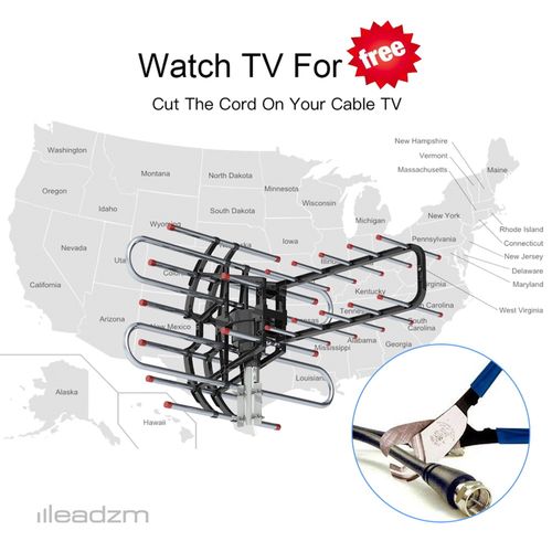 Leadzm TA-851B 360° UV Antenna: Powerful Dual Frequency & Compact Design