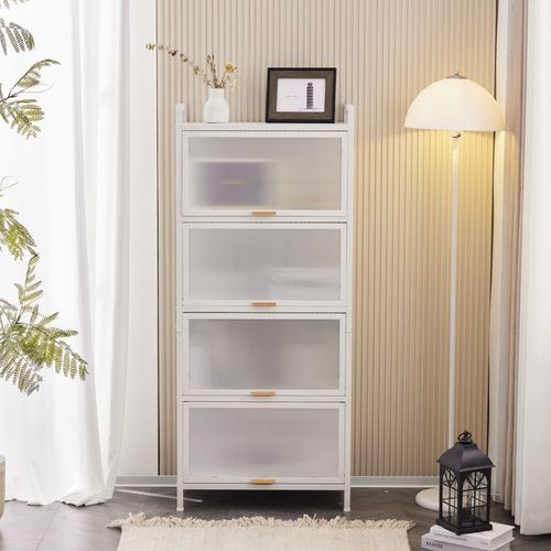 5-Layer Versatile Storage Cabinet - Stylish Kitchen & Living Room Organizer