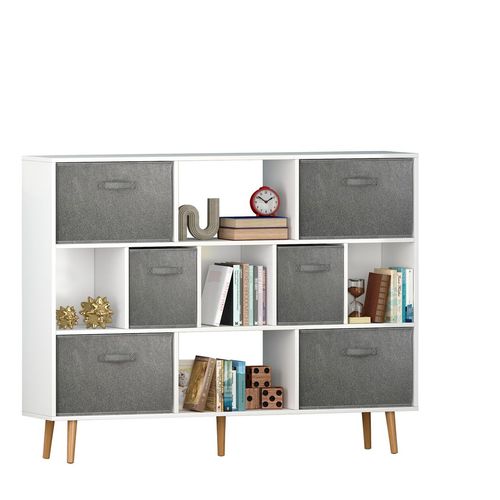 Versatile Cube Bookshelf - Elegant Storage for Any Room, Modern Design