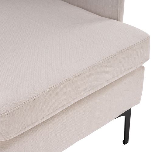 Lounge Chair, Comfy Single Sofa Accent Chair for Bedroom Living Room Guestroom, Beige