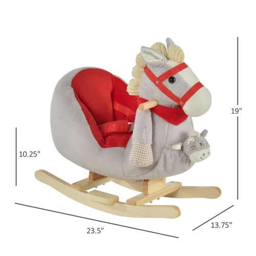 Delightful Baby Rocking Horse - Whimsical Design for Endless Fun!