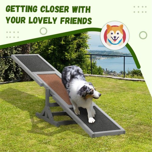 Ultimate Wooden Dog Agility Seesaw - Fun & Durable Exercise Solution!