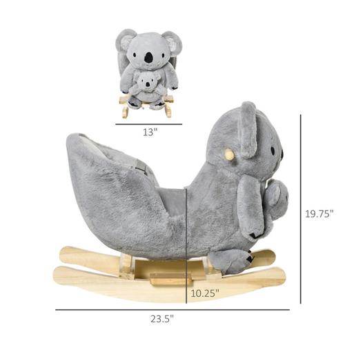 Koala Rocking Horse - Soft, Fun & Interactive Ride-On Toy for Little Adventurers