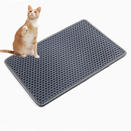 MiLi Cat Litter Mat - Double Layer Waterproof Trapper with Scratching Design