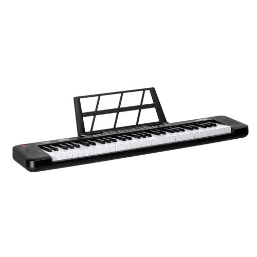 Glarry GEP-109 61-Key LED Keyboard Bundle: Stand, Bench, Headphones & More!