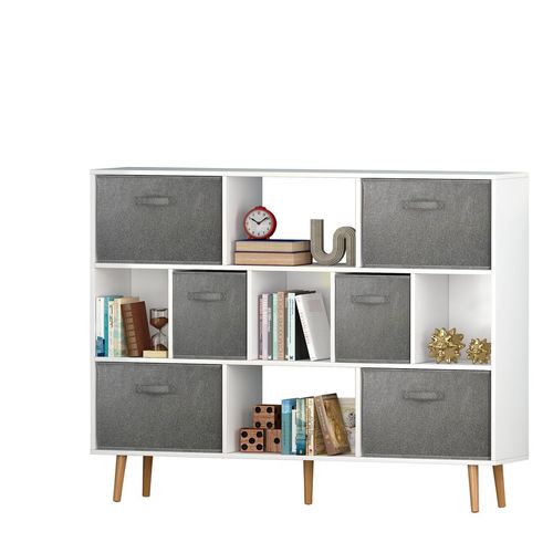 Versatile Cube Bookshelf - Elegant Storage for Any Room, Modern Design