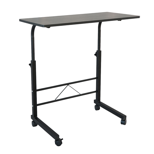 Stylish Black Removable P2 15MM Chipboard & Steel Side Table - Adjustable Height