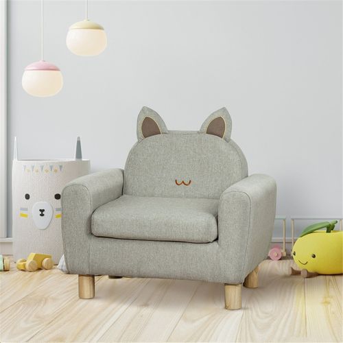 Cozy Kitty Kids Sofa Chair - Ergonomic & Washable for Ages 3-5