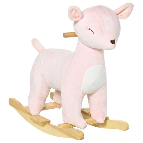 Soft Plush Rocking Deer: Fun & Durable Toy for Kids Ages 3-6