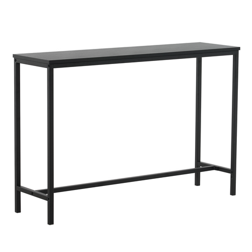 Industrial Black Oak Porch Table - Versatile Console & Side Table (105cm)