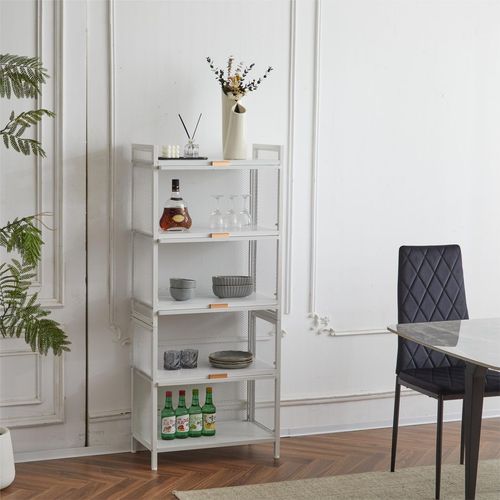 5-Layer Versatile Storage Cabinet - Stylish Kitchen & Living Room Organizer