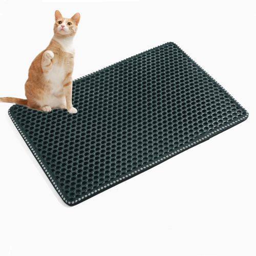 MiLi Trap Cat Litter Mat - Waterproof, Easy Clean, Double Layer Design, 21x14