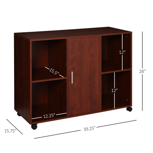 Stylish Brown File & Storage Cabinet - Perfect for Home or Office!